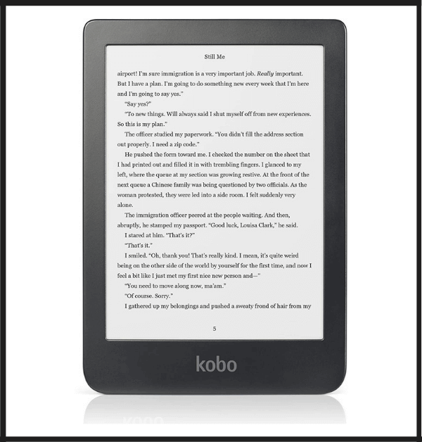 Kobo Clara HD E-reader For Reading Books And Newspapers